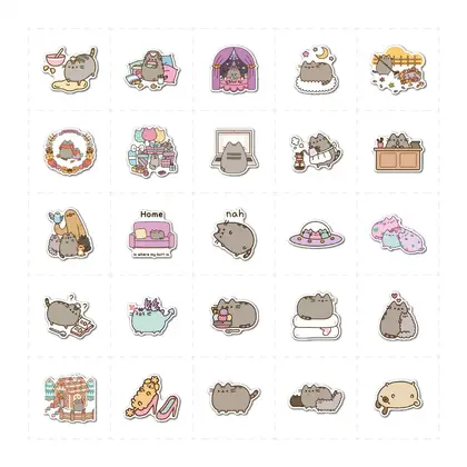 100 Cartoon Cute Graffiti Stickers Luggage Guitar Skateboard Computer detail view 3