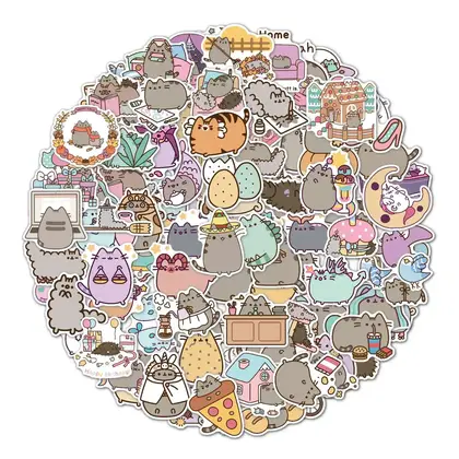 100 Cartoon Cute Graffiti Stickers Luggage Guitar Skateboard Computer supplied by BY Boyuan