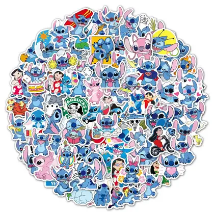 100 Cartoon Star Babies Stickers Cute Waterproof Luggage Graffiti detail view 2