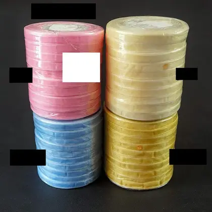 1cm Cm Yarn Ribbon Snow Gift Box Packaging supplied by BY Boyuan