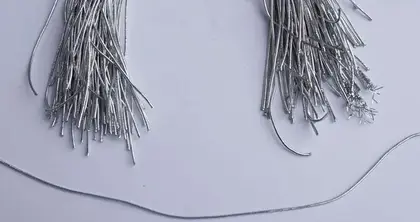 1mm Elastic Gold and Silver Wire Rope Braided Core supplied by BY Boyuan