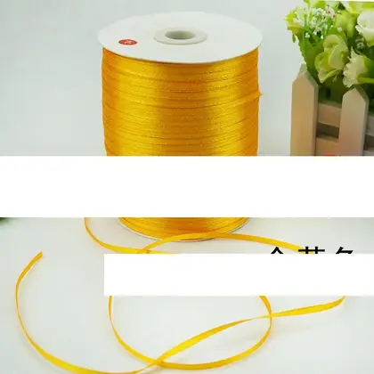 3mm Thin Ribbon Fabric Tag Rope Christmas Tree Bundle detail view 2