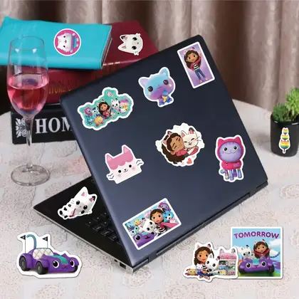 54 Gaby's Dollhouse Stickers Waterproof Doodle Notebook Scooter Cup detail view 3