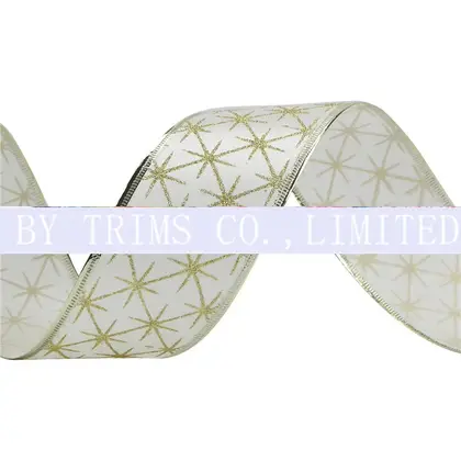 6.3cm Kaoke Wire Edge Ribbon Bow Clothing Accessories Wedding detail view 2