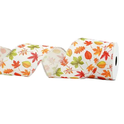 63mm Wire Edge Kock Belt Autumn Harvest Pumpkin Series detail view 3