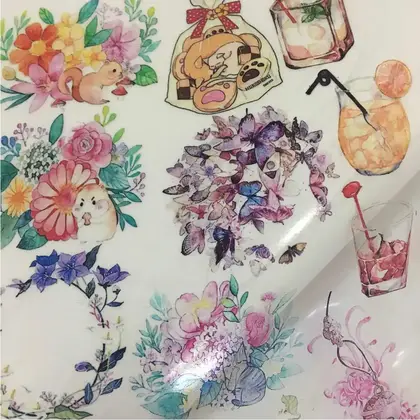 A 4 Vinyl Bright Semi-transparent Ink-jet Printing Self-adhesive Water-proof detail view 2