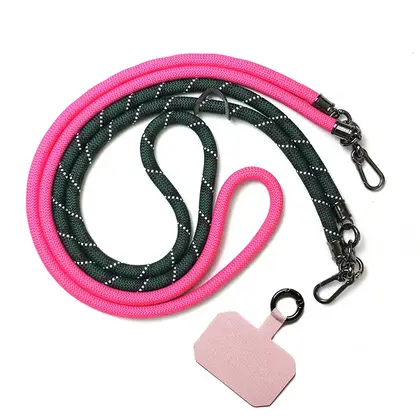 Messenger Phone Lanyard Polyester Braided Strap Mobile detail view 3