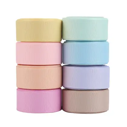 Small Size Set Ribbon Gift Christmas Decoration Logo Ribbed Polyester Ribbon 2 detail view 2