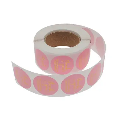 Round Thank You Label Self-adhesive Bronzing Sticker Gift Bag detail view 2