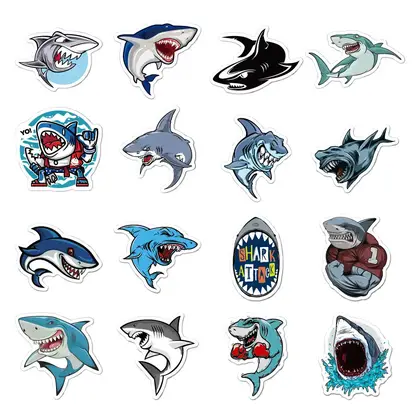 Sea Creature Sticker Cartoon Suitcase Children Skateboard Refrigerator Anti-graffiti detail view 2