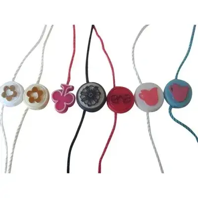 Atistic Epoxy Round Shape Garment Plastic Seal Tag detail view 3