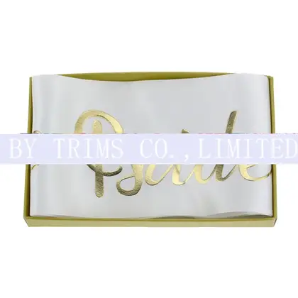 Bachelor Party Bridesmaid of Honor Sash High-end Etiquette detail view 3