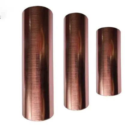 Black Fabric Anodized Aluminum Washable Bronzing Paper Support Sample detail view 3