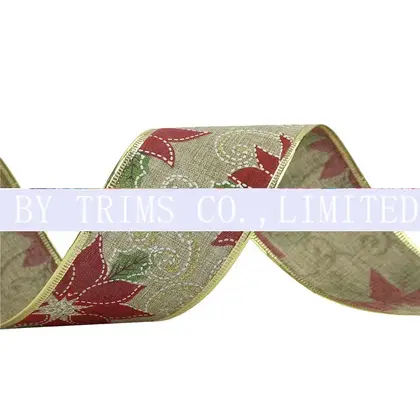 Christmas Ribbon Crease Edge Holiday Decoration Cake Box Gift detail view 3