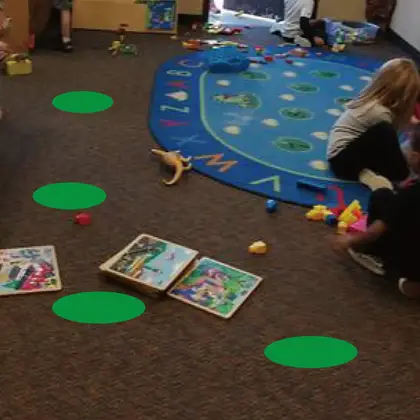 Circular Floor Sticker Classroom Kindergarten Gym Carpet Exercise Training detail view 3