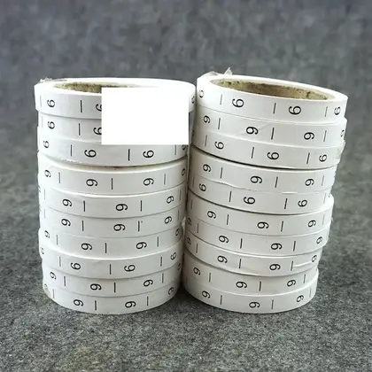 Clothing Code Label Worker Number Washing Water Cloth English detail view 3