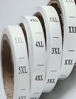 Clothing Code Mark Digital Washing Water Worker Number Standard supplied by BY Boyuan