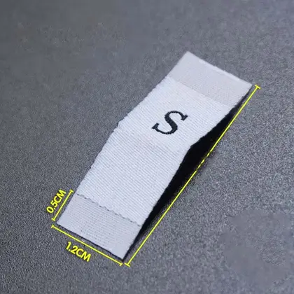 Clothing Code Mark Size Digital Satin Edging Taiwan Machine detail view 3