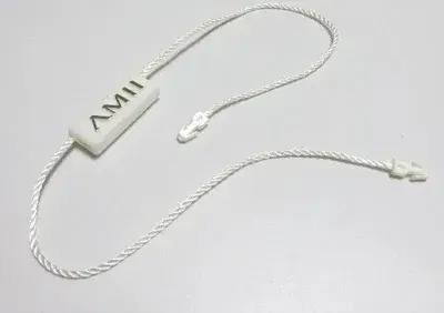 Clothing Hanging Grain Custom Rectangular Tag Rope Bronzing Word detail view 3