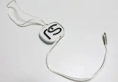Clothing Metal Hanger Custom Bronzing Hang Tag Rope Double detail view 3