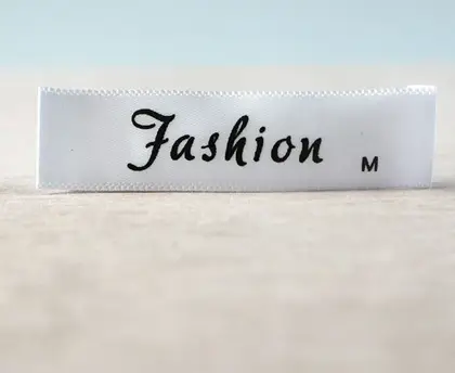 Clothing Universal Collar Label Trademark Size Cloth Woven Satin supplied by BY Boyuan