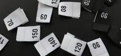 Code Standard Children's Number 80 Satin Ribbon 90 Cut detail view 3