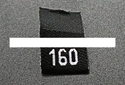 Code Standard Children's Number 80 Satin Ribbon 90 Cut Care Labels and Washing Marks 2 detail view 2