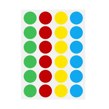 Color Dot Self-adhesive Label Digital Sealing Sticker Marker detail view 2