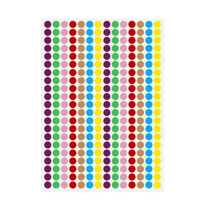 Color Dot Self-adhesive Label Digital Sealing Sticker Marker detail view 3