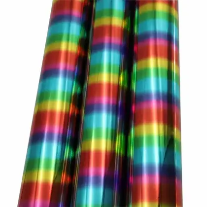 Colorful Washable Fabric Bronzing Paper PET Lettering Film Cloth detail view 3