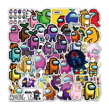 100 Ex-gratia Graffiti Cartoon Waterproof Portable Guitar Stickers Among detail view 3