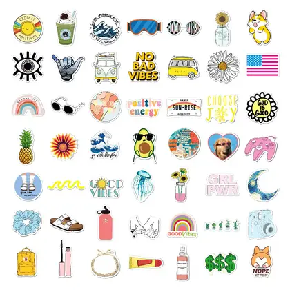 100 Pieces of Small Fresh Vinyl Waterproof Drawbar Suitcase detail view 3