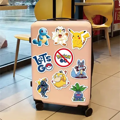 50-piece Poké Mon Cartoon Pikachu Cup Drawbar Suitcase Waterproof detail view 2