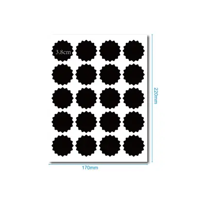 Blackboard Sticker Adhesive Waterproof Large Bottle Seasoning Label Can detail view 3