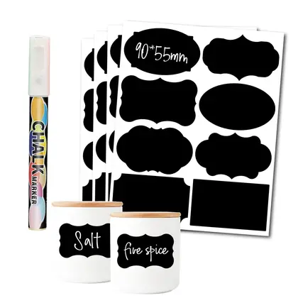 Blackboard Sticker Erasable Waterproof Removable Large and Small Bottles detail view 2