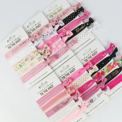 Exclusive for Bride Elastic Wrap Sideband Custom Hair Band detail view 2