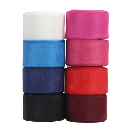 Product Plain Color Transparent Snow Gauze Belt Logo Small detail view 3