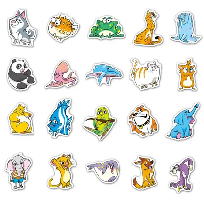Original N-style Graffiti Stickers 100 Non-repeating Rod Box Luggage detail view 2