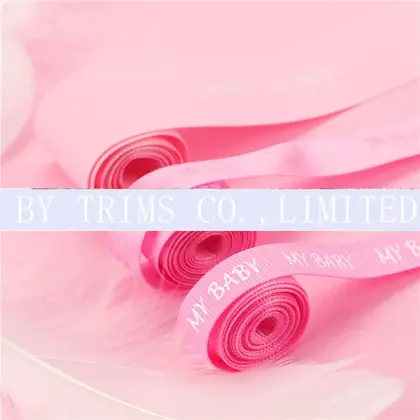 Decorative Ribbon Printing Logo Thread Belt Birthday Party Gift detail view 3