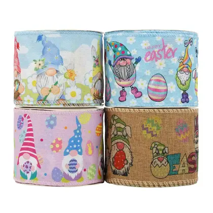 Easter Ribbon Egg Heat Transfer Wire Edge Khao Ke detail view 2