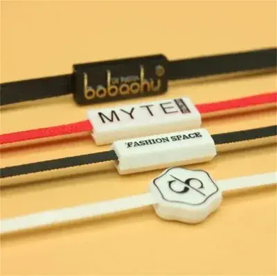 Custom Clothing Ribbon Seal Tag Different Shape detail view 2