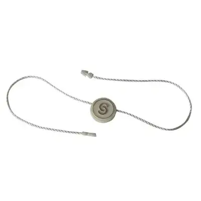 Custom Garment Plastic Hang Tag String Seal detail view 3