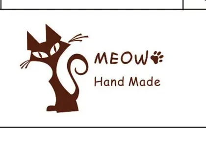 Custom-made Silk-screen Collar Label Cotton Children's Clothing Silk-printed Mark detail view 2