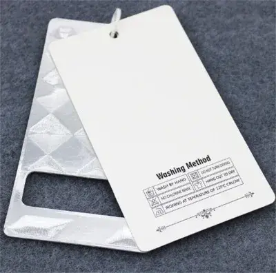 High-end Clothing Label Tag detail view 3