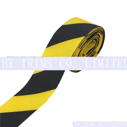 Yellow Black Red and White Cordon Warning Belt Traffic detail view 2
