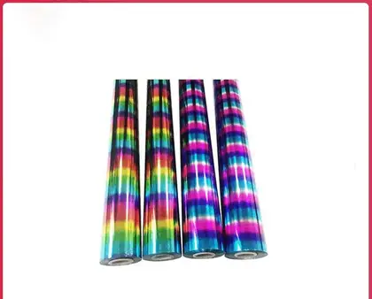 Fabric Bronzing Paper Colorful Washable Non-adhesive PET Anodized Aluminum detail view 2