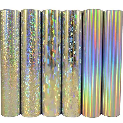 Fabric Bronzing Paper Colorful Washable Non-adhesive PET Anodized Aluminum detail view 3