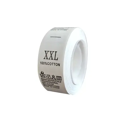 English Pure Cotton General Washing Water Label Ingredient Code supplied by BY Boyuan