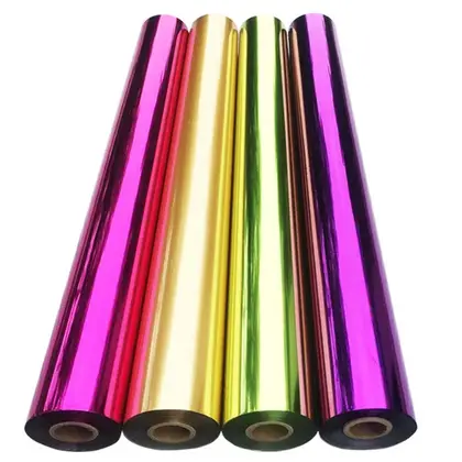Fabric Washable Wear-resistant Hot-resistant High-temperature Gold Paper Rose Red detail view 2