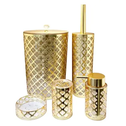 Fabric Washable Wear-resistant Hot-resistant High-temperature Gold Paper Rose Red detail view 3